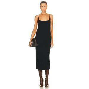 Shoreditch Ski Club Skye Hooded MIDI Dress - Black